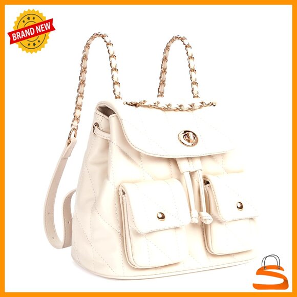 Convertible Crossbody Backpack Purse PU Leather Small Travel Bag main image 3